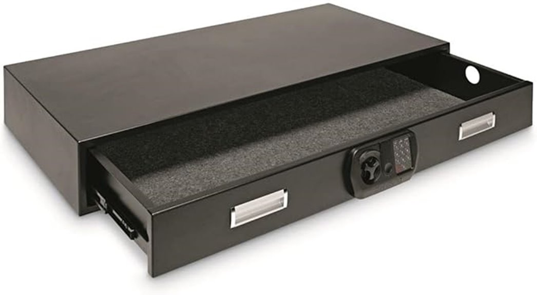 secure under bed firearm storage