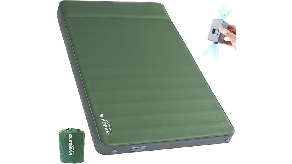 self inflating electric sleeping pad