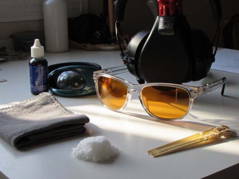 Cleaning and Maintaining Shooting Glasses and Ear Protection