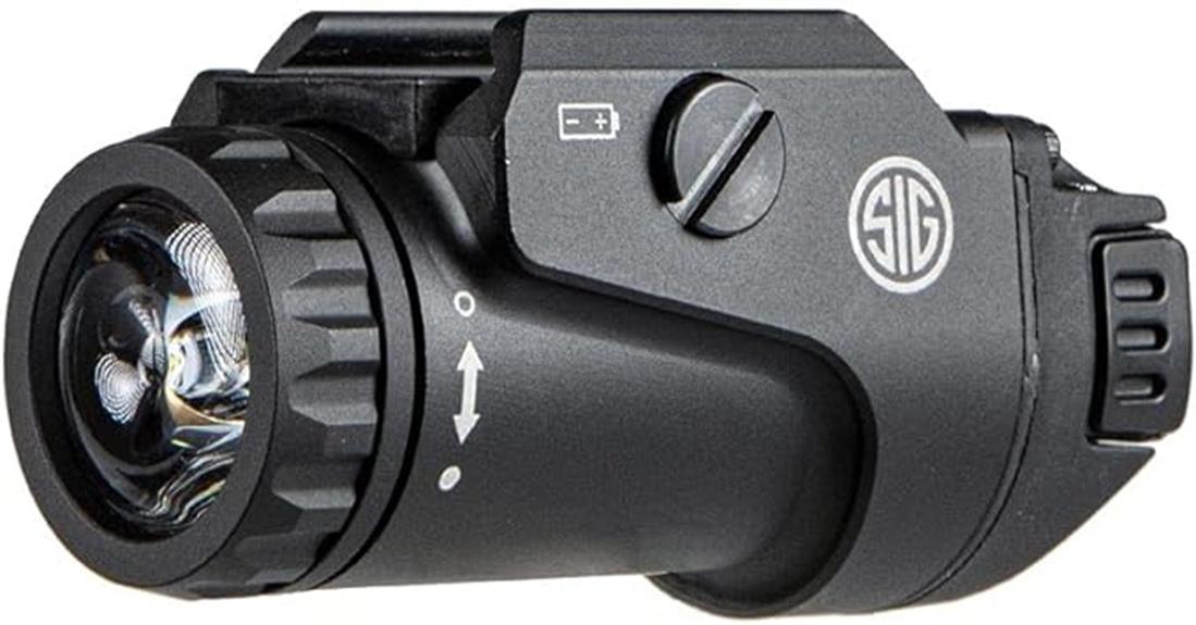 sig sauer weapon mounted light