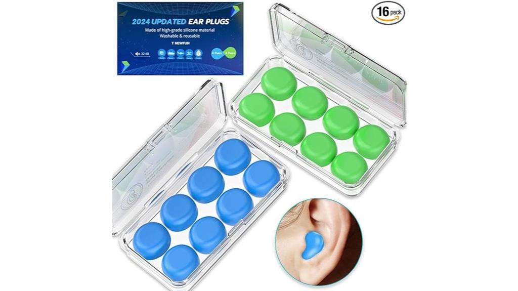 silicone ear plugs set