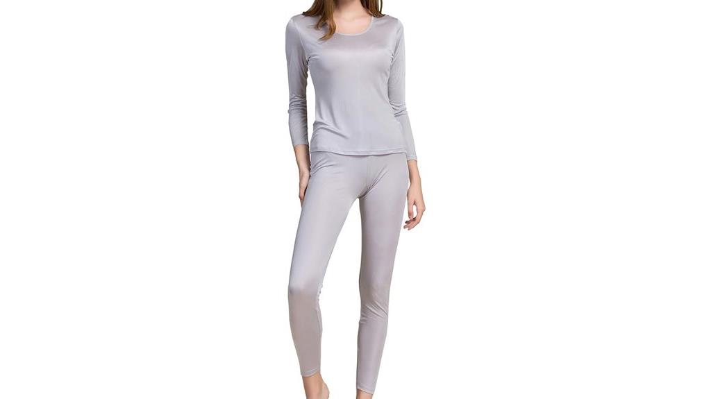 silk thermal underwear set