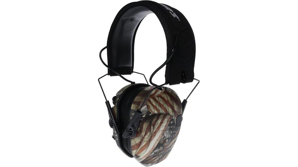 slim electronic earmuffs for shooting