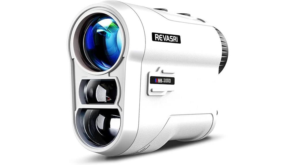 slope enabled vibration rangefinder