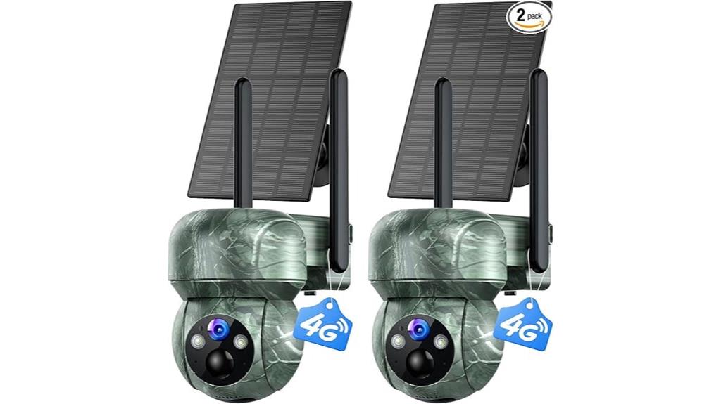 solar powered 4g trail camera