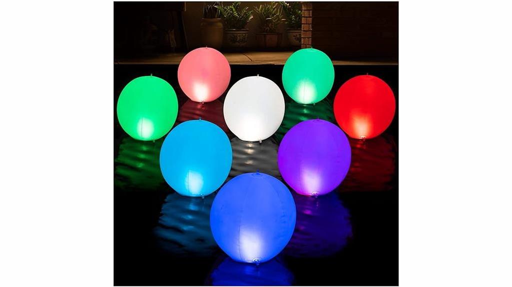 solar powered color changing pool lights