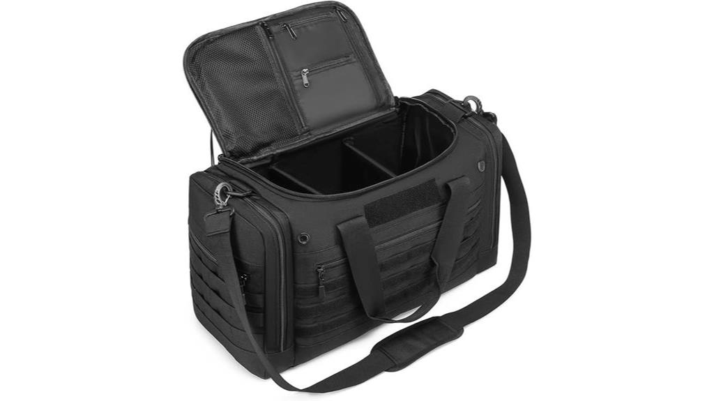 spacious tactical travel bag