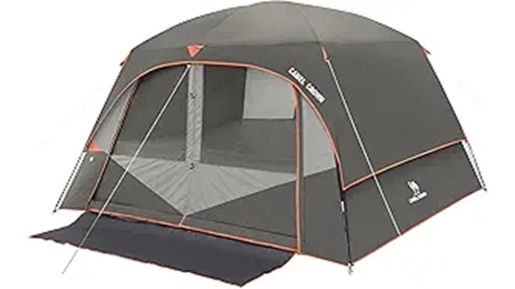spacious waterproof camping tent