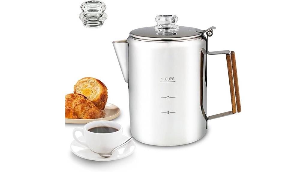 stainless steel camping coffee