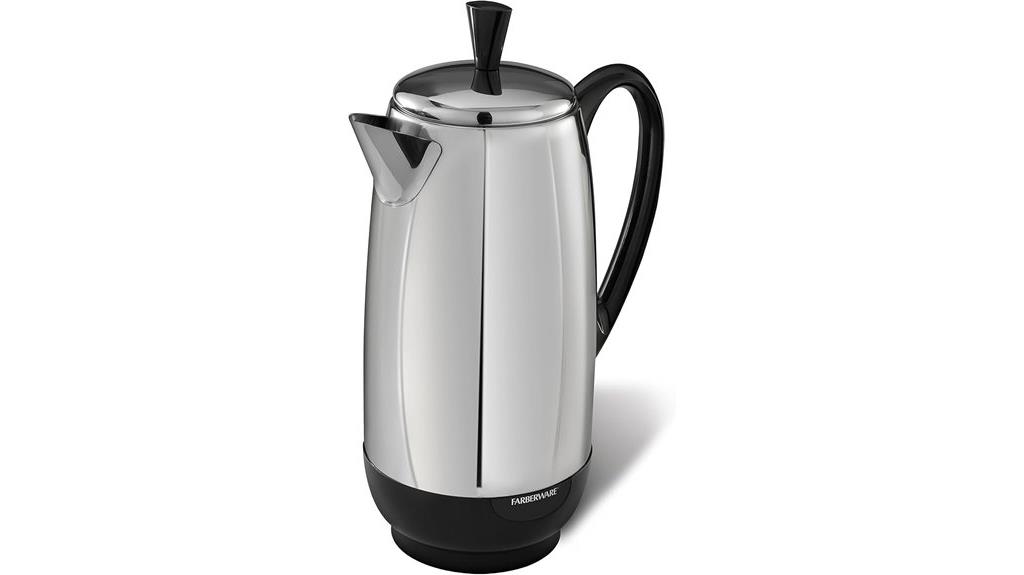 stainless steel coffee percolator