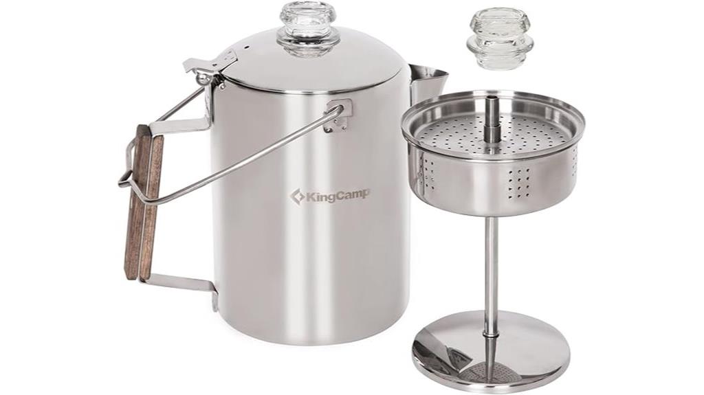 stainless steel coffee pot