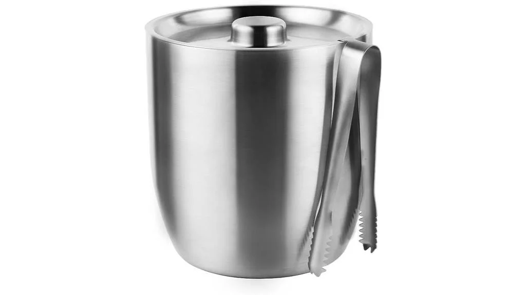 stainless steel ice bucket