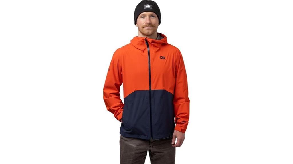 stretchy waterproof rain jacket