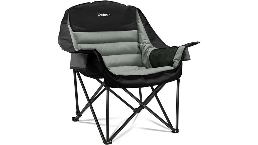 sturdy camping chair features