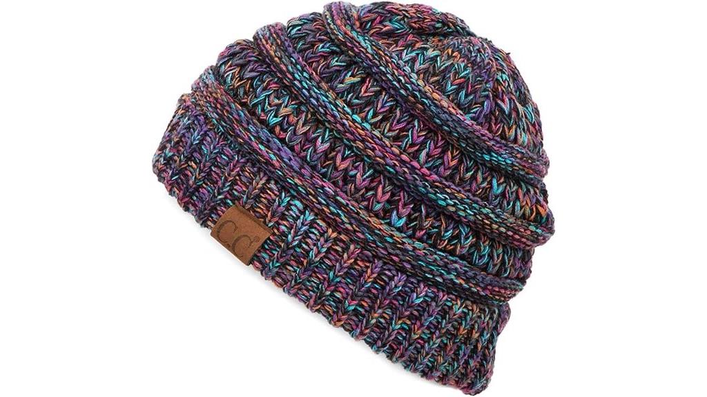stylish knitted winter hat