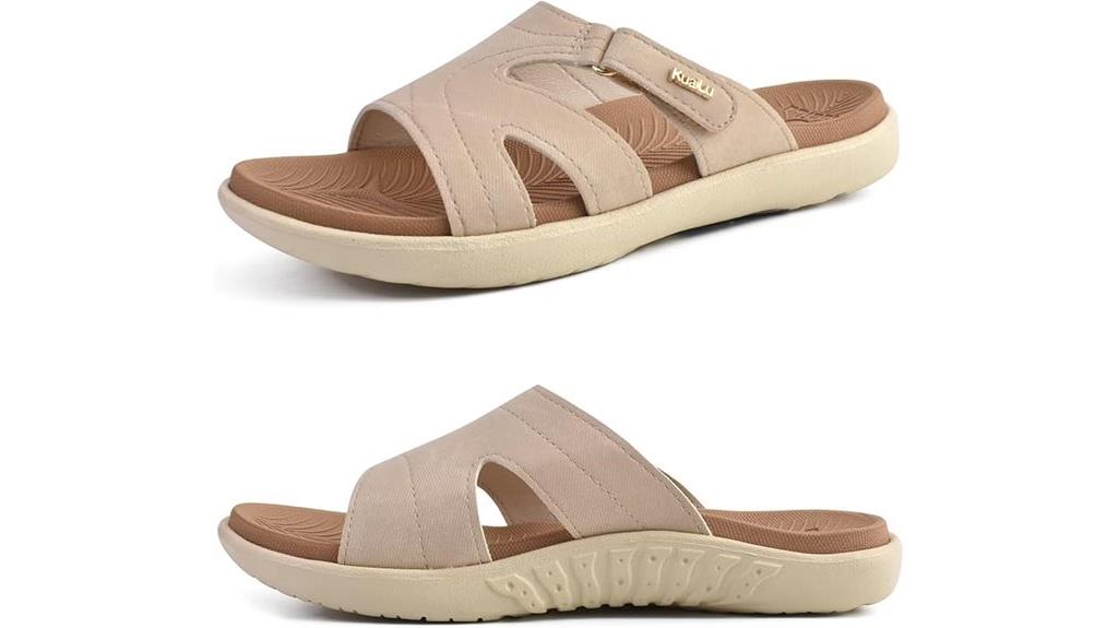 stylish supportive orthotic slides
