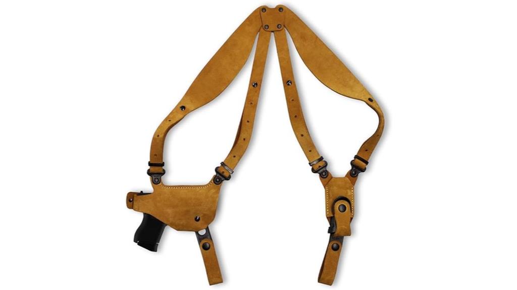 suede shoulder holster design