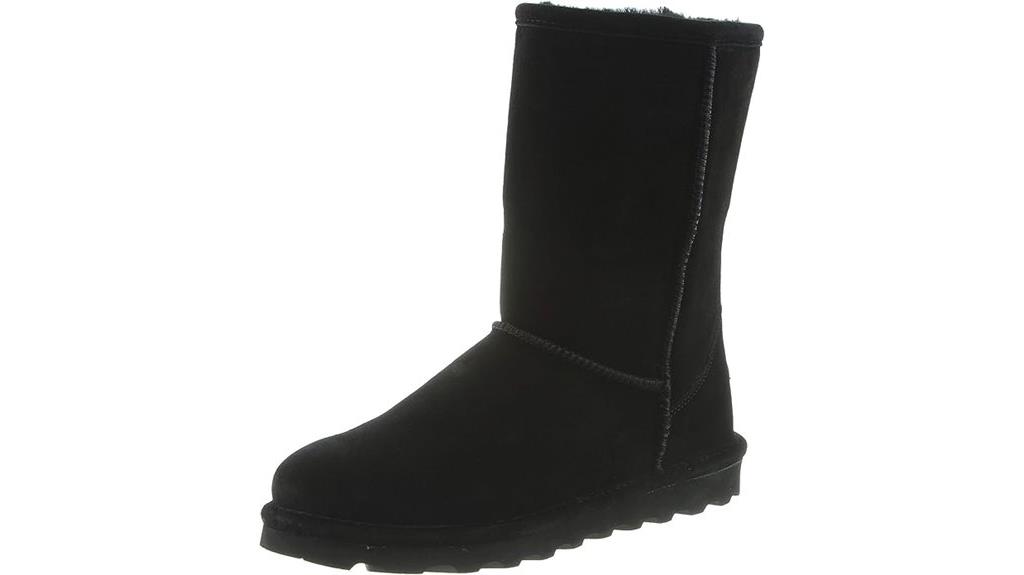 suede winter short boot