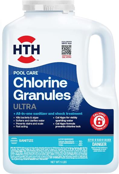swimming pool chlorine granules