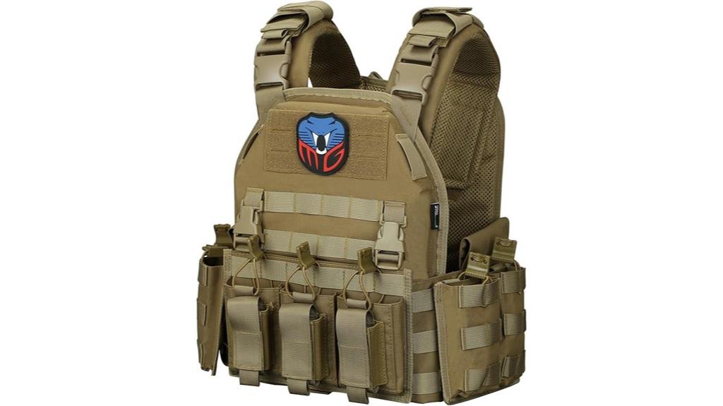 tactical airsoft molle vest