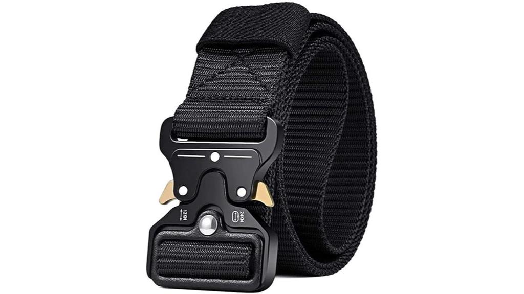 tactical belt with buckle