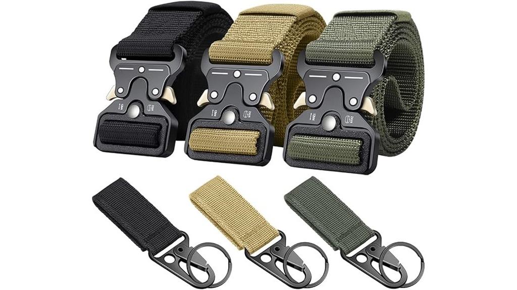 tactical belts with buckles