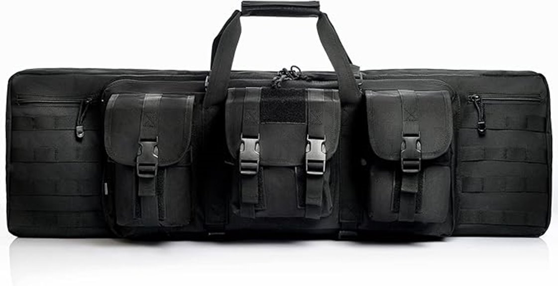 tactical double rifle backpack