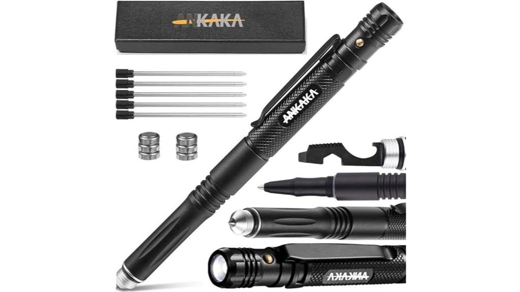 tactical pen with flashlight