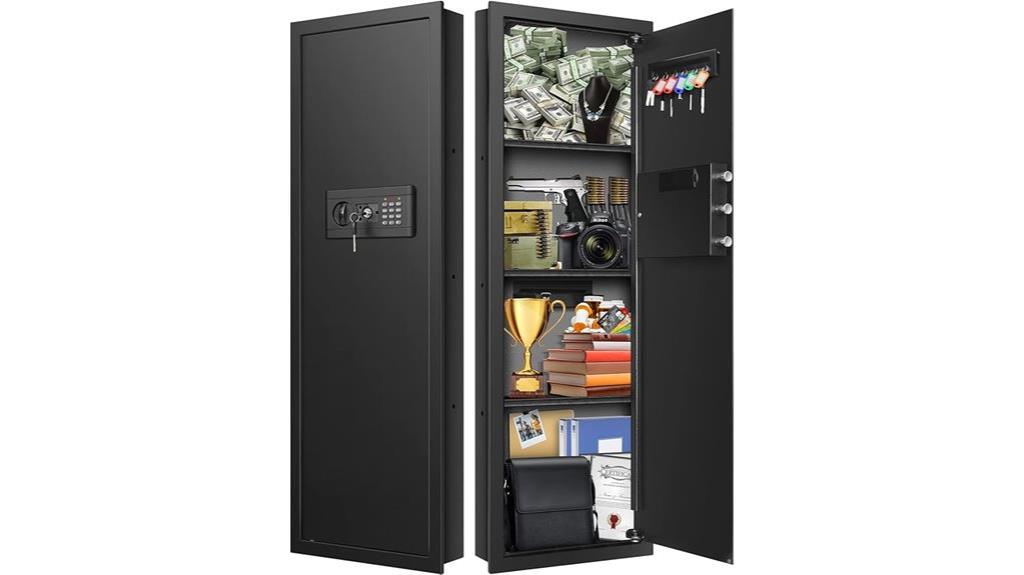 tall fireproof in wall safe