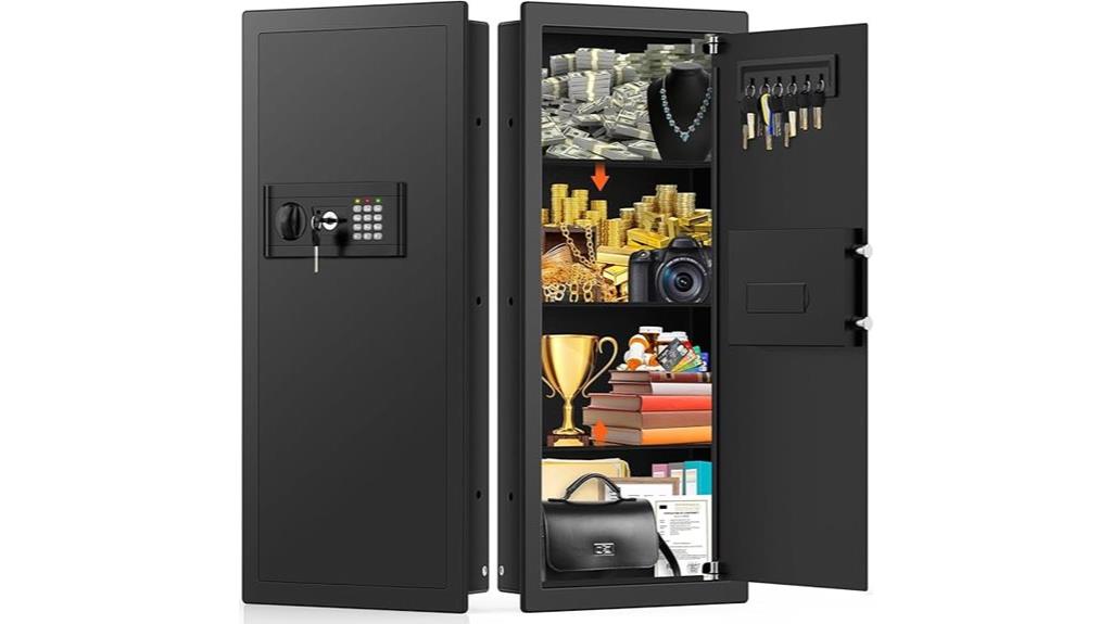 tall fireproof wall safe