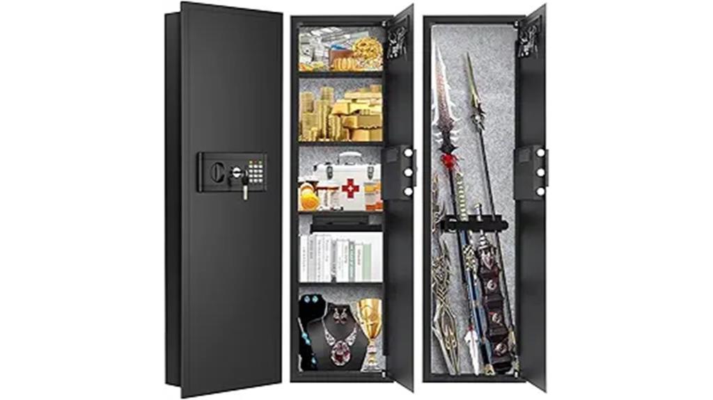 tall fireproof wall safe
