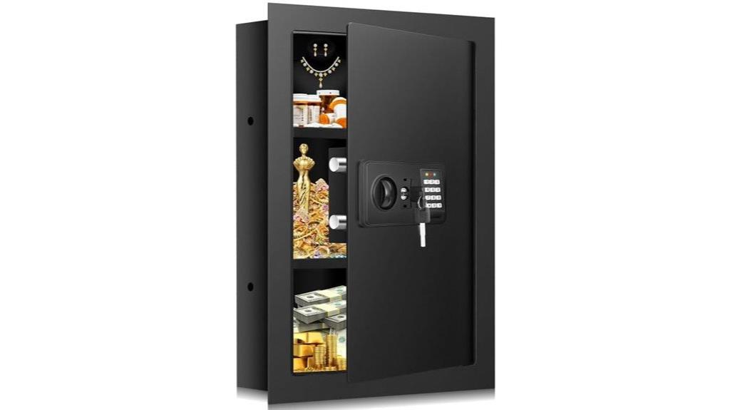 tall fireproof wall safe