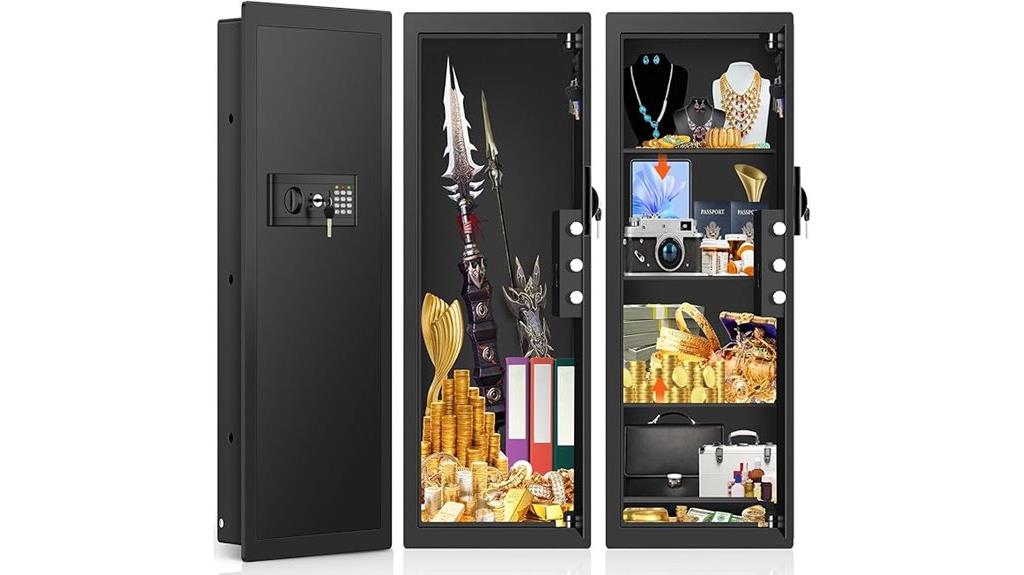 tall fireproof wall safe