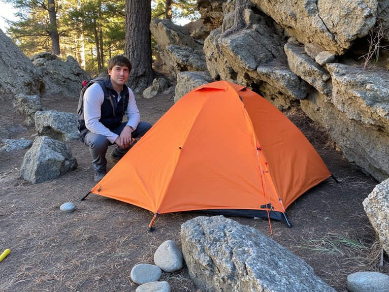 Pitching a Tent on Rocky, Rooty, or Uneven Ground: Techniques and Tools
