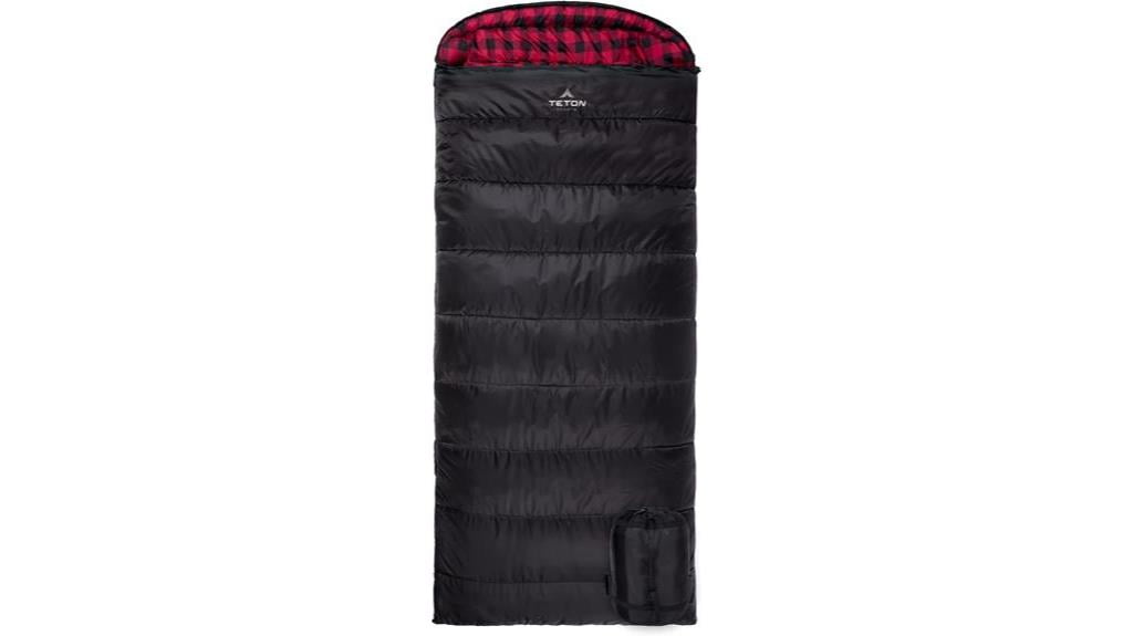 teton sports celsius sleeping bag all weather camping comfort