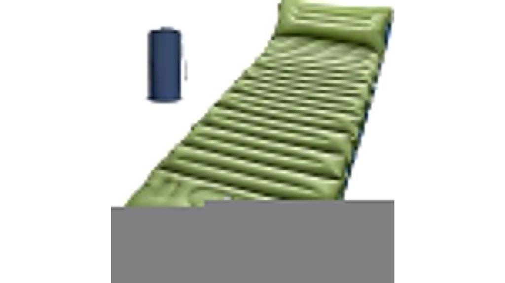 thick sleeping pad with pump