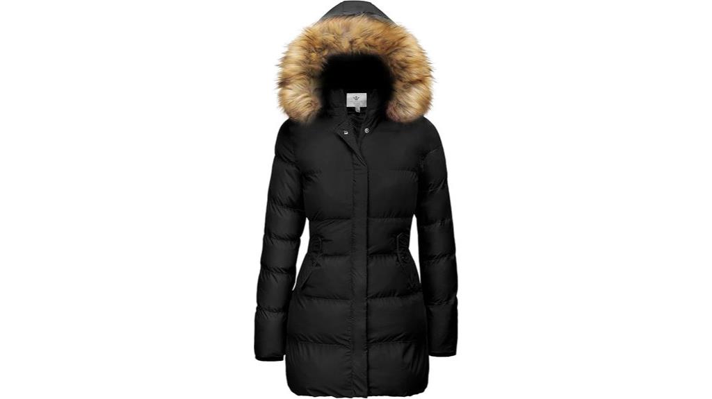 thick winter puffer coat