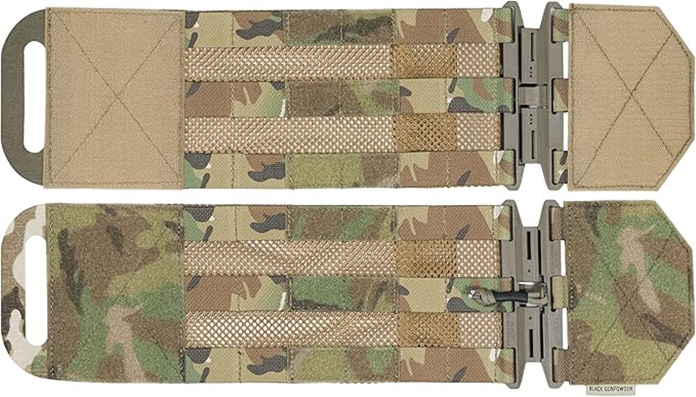 three band magnetic cummerbund buckles