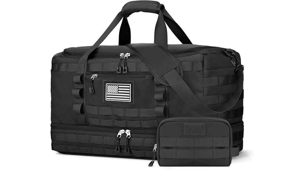travel bag with compartments