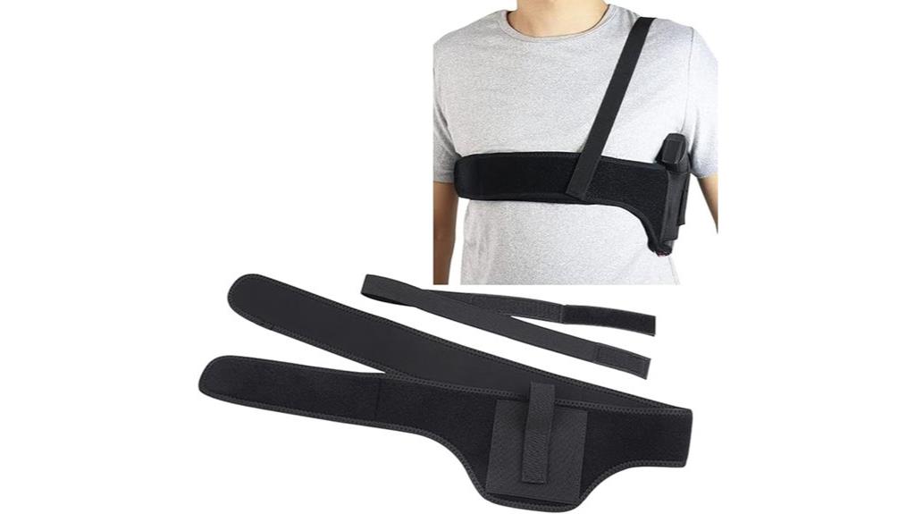 universal elastic chest holster