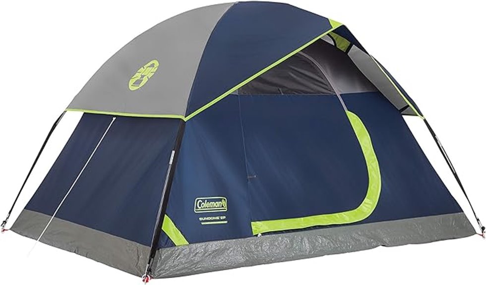 versatile coleman sundome tent