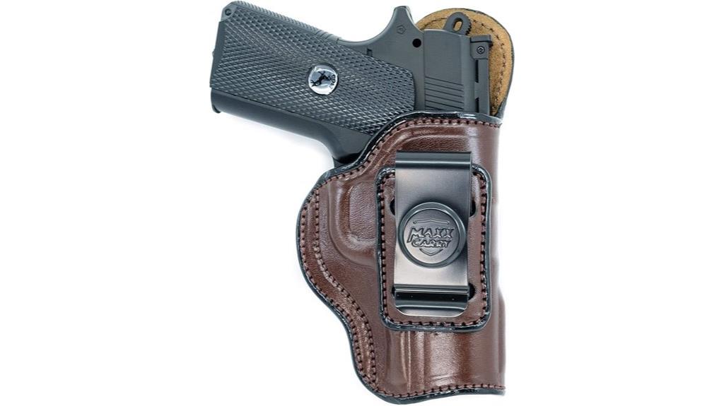 versatile leather gun holster