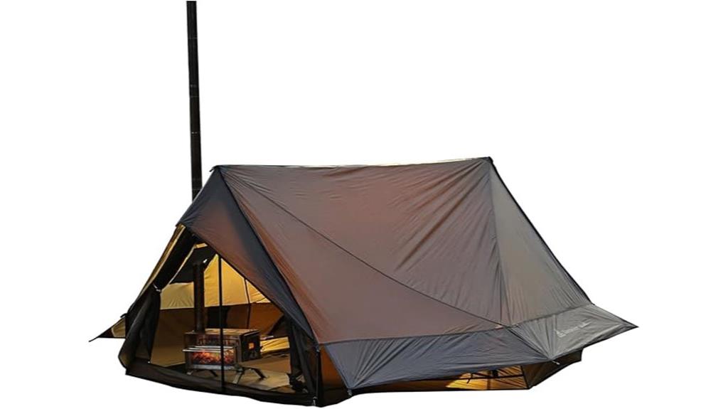versatile winter camping shelter