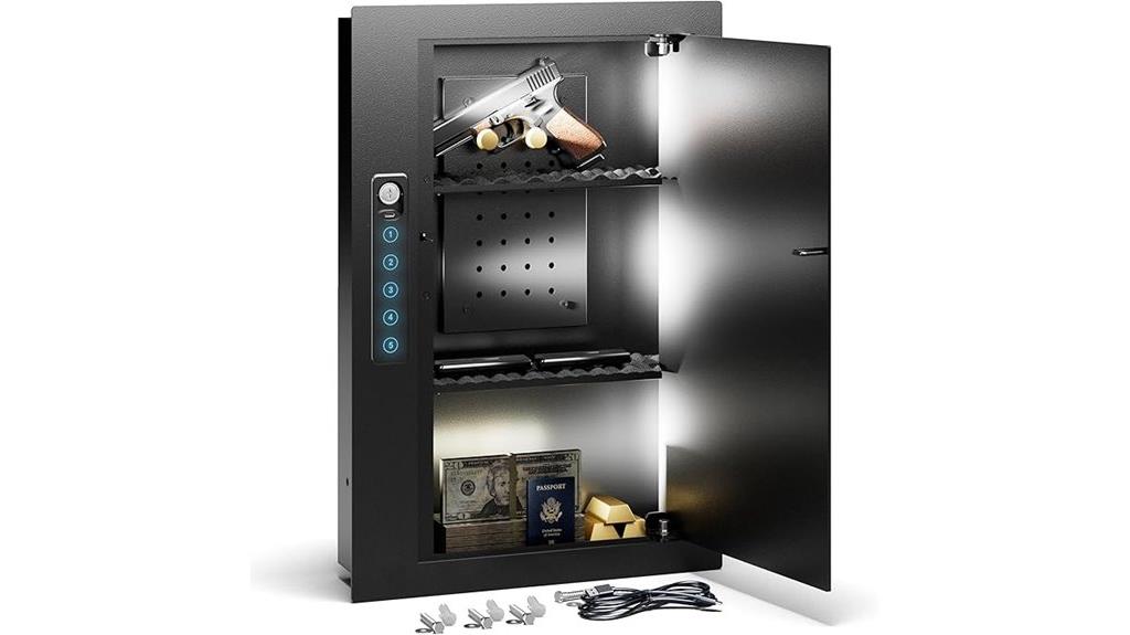 wall mounted gun storage solution