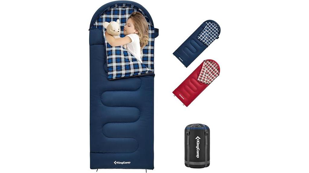 warm and compact kids sleeping bag