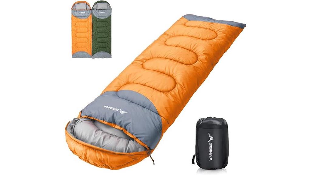 warm and portable winter sleeping bags