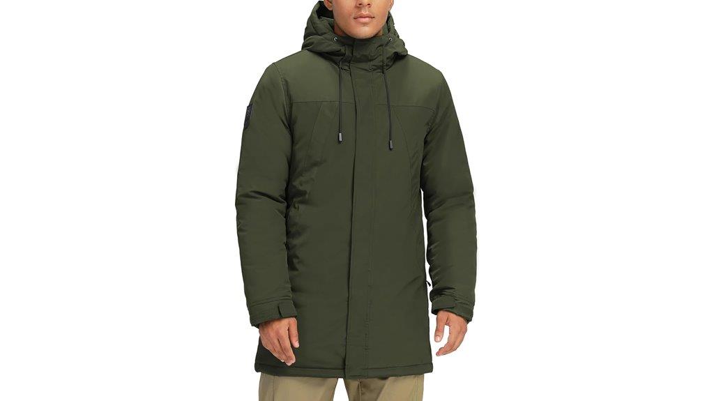 warm hooded jacket for men