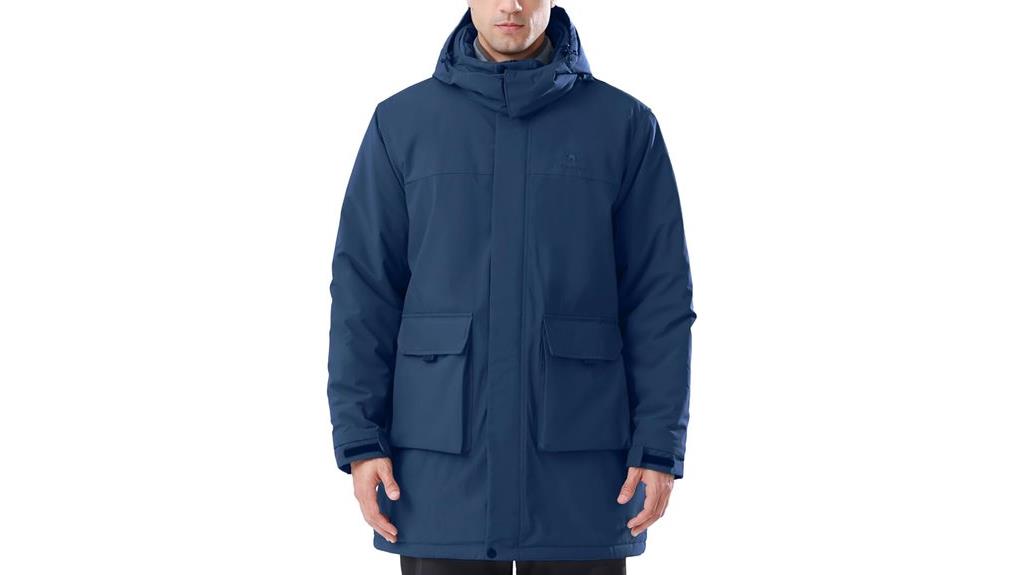 warm hooded winter coat
