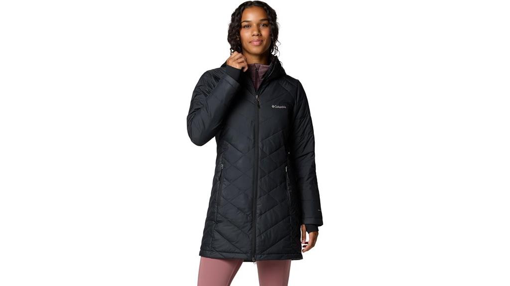 warm hooded winter jacket