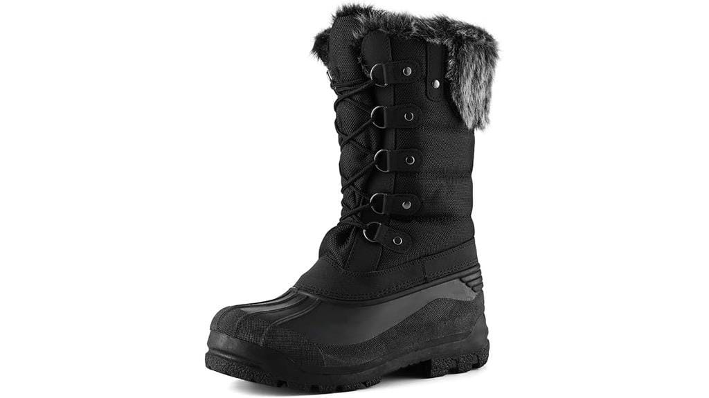 warm insulated winter boots